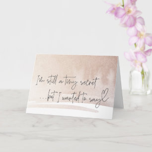 Pregnancy New Baby Reveal For Family and Friends C Card