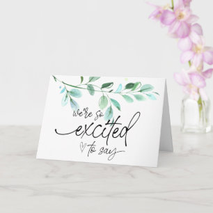 Pregnancy New Baby Reveal For Family and Friends C Card