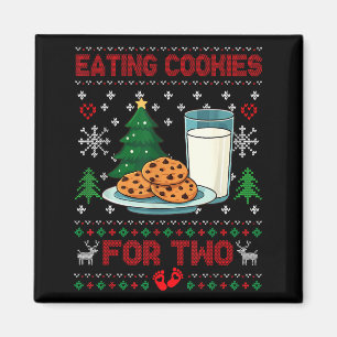 Pregnancy New Mom Baby Pregnant Christmas Couples Magnet