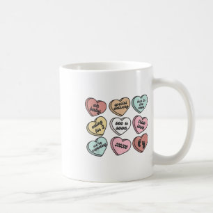 Pregnancy New Mum Candy Heart Cute Valentines Baby Coffee Mug