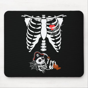 Pregnancy Pirate Baby  Halloween Costumes Mouse Pad