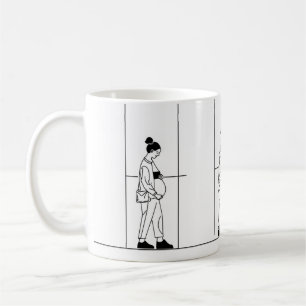 Pregnancy Pregnat Woman Simple Coffee Mug