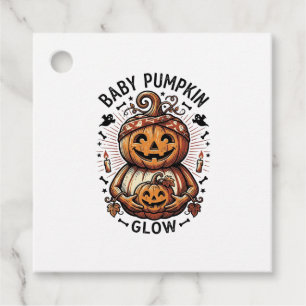 Pregnancy Pumpkin Shirt Vintage Halloween Belly De Favour Tags