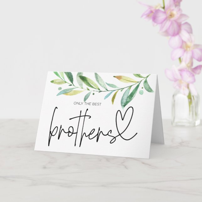 Pregnancy Reveal Brother Uncle to Be I'm Pregnant  Card (Orchid)