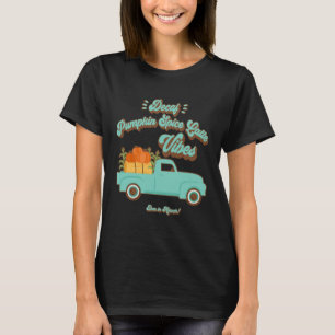 Pregnancy Reveal Ideas Due March Decaf Pumpkin Spi T-Shirt