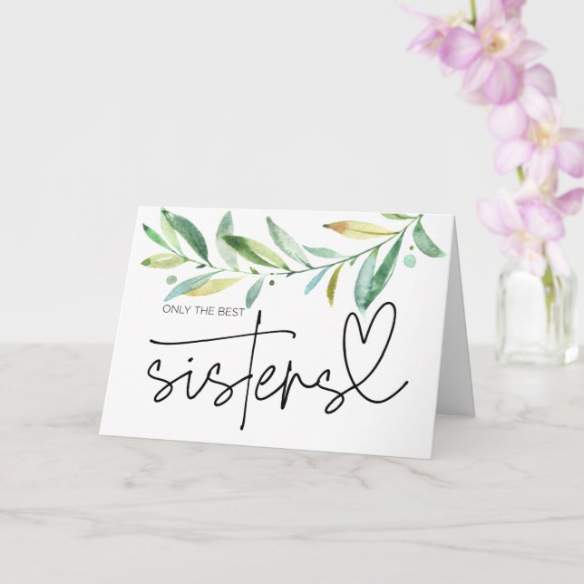 Pregnancy Reveal Sister Aunt to Be I'm Pregnant Ca Card (Orchid)