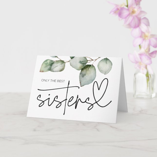 Pregnancy Reveal Sister Aunt to Be I'm Pregnant Card (Orchid)