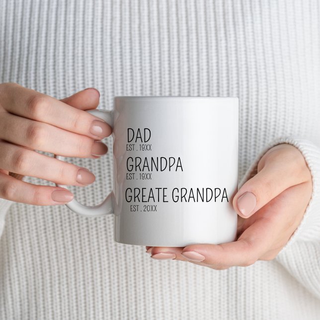 Pregnancy Reveal Soon To Be Great Grandpa 2025 Mug (Creator Uploaded)