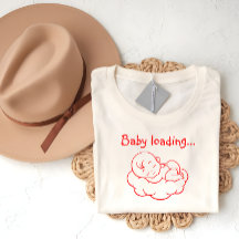 Pregnant First Mothers Day red