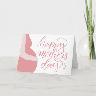Pregnant Mama, Mother || Happy Mother's Day Card