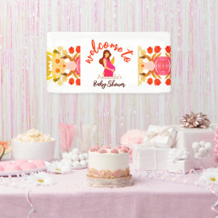 Pregnant Mum Baby Shower Banner