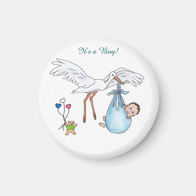  Pregnant Mum Button Magnet (Front)