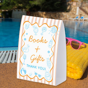Pregnant & Poolside Cards & Gifts Baby Shower Sign