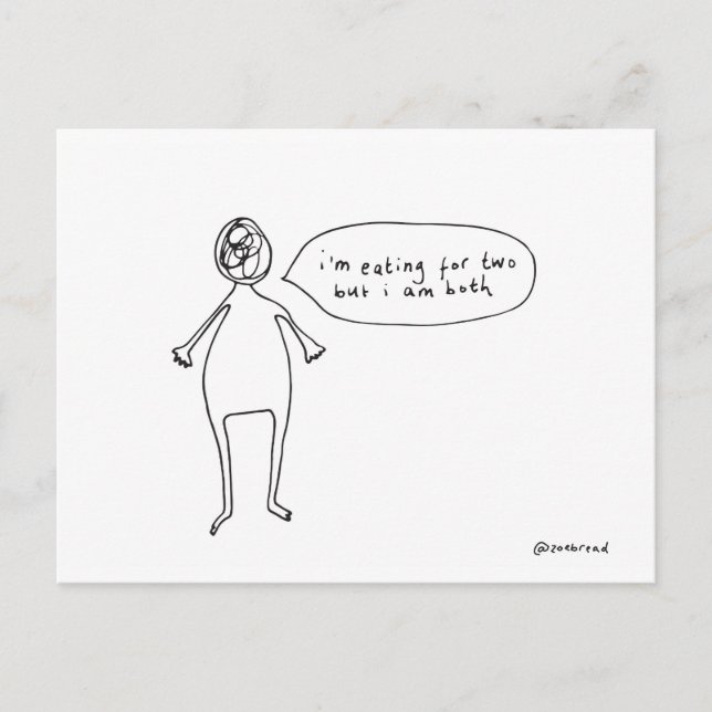 pregnant postcard (Front)