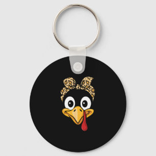 Pregnant Skeleton Twin Pregnancy Halloween Key Ring