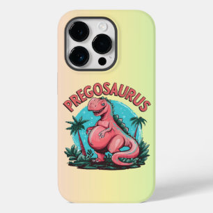 Pregosaurus Funny Pregnancy Announcement Dino Mum Case-Mate iPhone 14 Pro Case