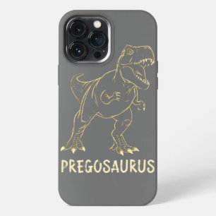 Pregosaurus Funny Pregnancy Announcement Dino Mum iPhone 13 Pro Max Case