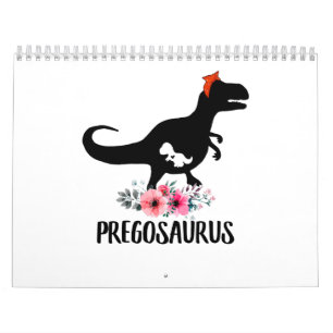 Pregosaurus Funny Pregnancy Gift Calendar