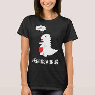 Pregosaurus Rex Cute Pregnancy Announcement T-Shirt