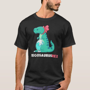 Pregosaurus Rex Dinosaur Pregnancy Announcement 1 T-Shirt
