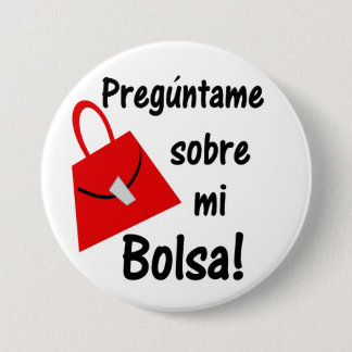 Preguntame Sobre Mi Bolsa 7.5 Cm Round Badge