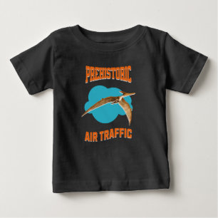 Prehistoric Air Traffic Pterodactyl Pilot Humour Baby T-Shirt