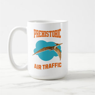 Prehistoric Air Traffic Pterodactyl Pilot Humour Coffee Mug