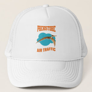 Prehistoric Air Traffic Pterodactyl Pilot Humour Trucker Hat