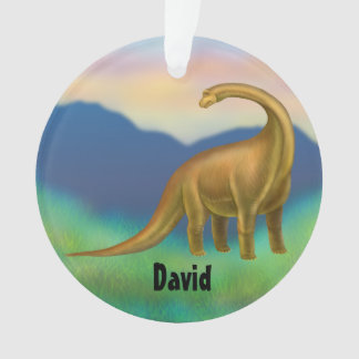 Prehistoric Brachiosaurus Dinosaur Ornament