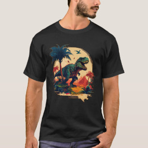 Prehistoric Cretaceous Dinosaurs Jurassic Tyrannos T-Shirt