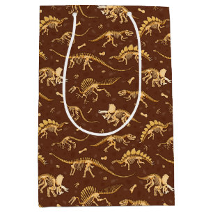 Prehistoric Dinosaur Fossils  Medium Gift Bag