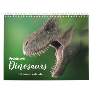 Prehistoric Dinosaurs 2025 Calendar