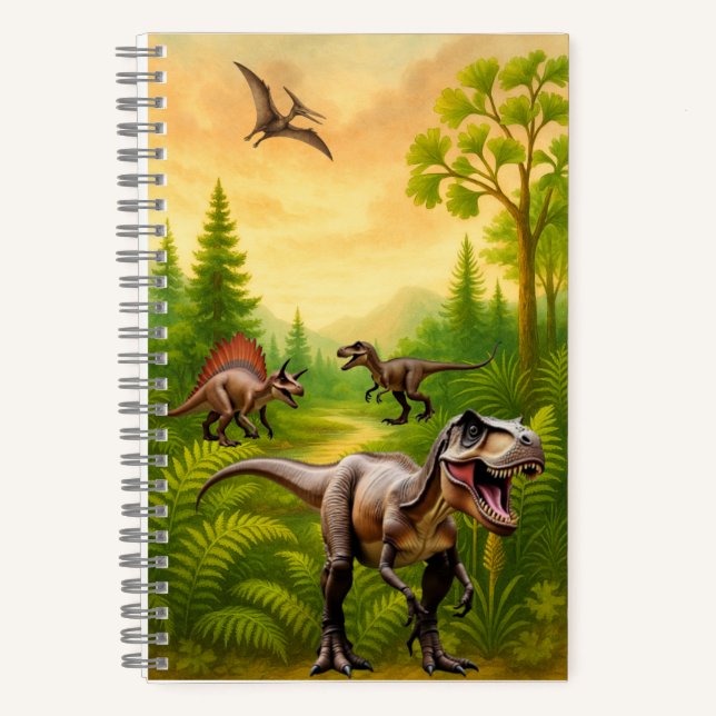Prehistoric Dinosaurs Adventure Journal (Front)