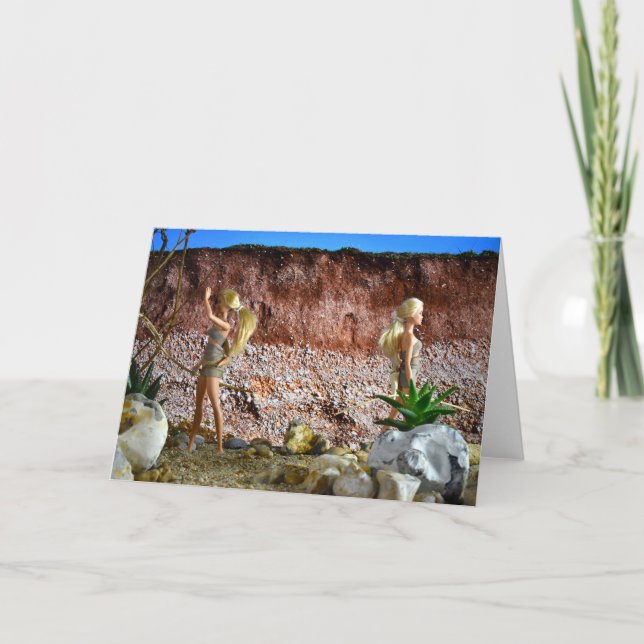 Prehistoric Living. Card (Front)