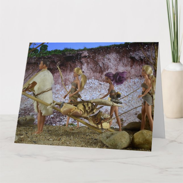 Prehistoric Living. Card (Front)