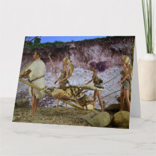 Prehistoric Living. Card