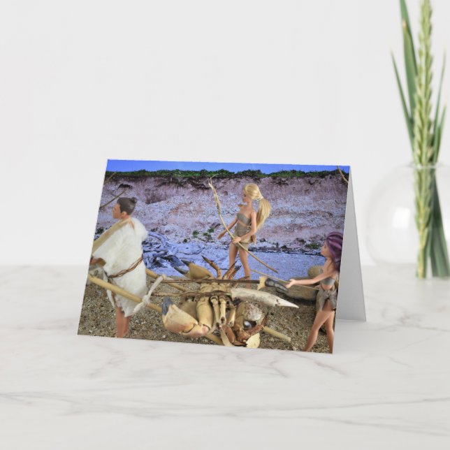 Prehistoric Living. Card (Front)