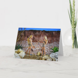 Prehistoric Living. Card