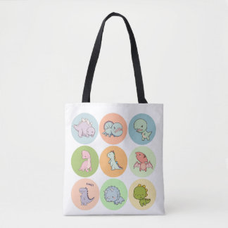 Prehistoric Pals Tote Bag