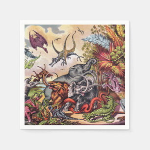 Prehistoric Playground Napkin