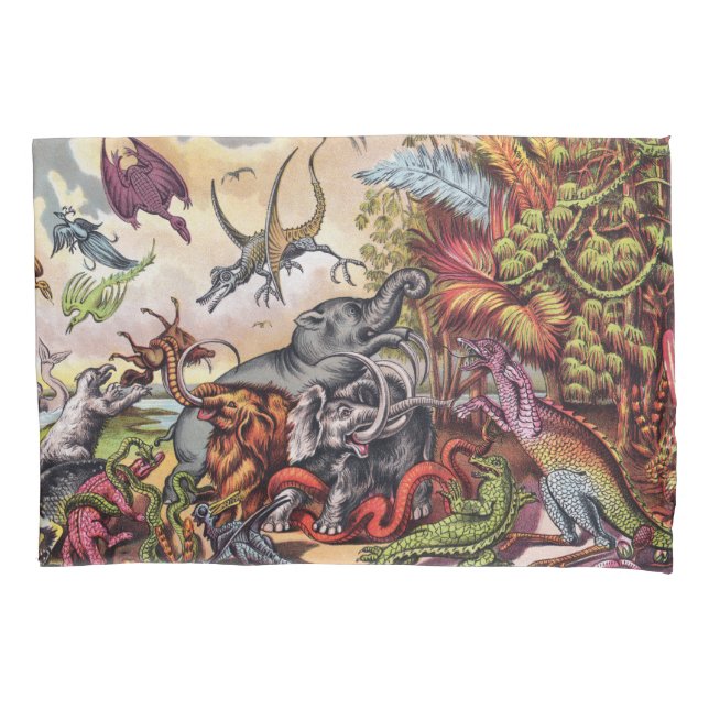 Prehistoric Playground Pillowcase (Front)