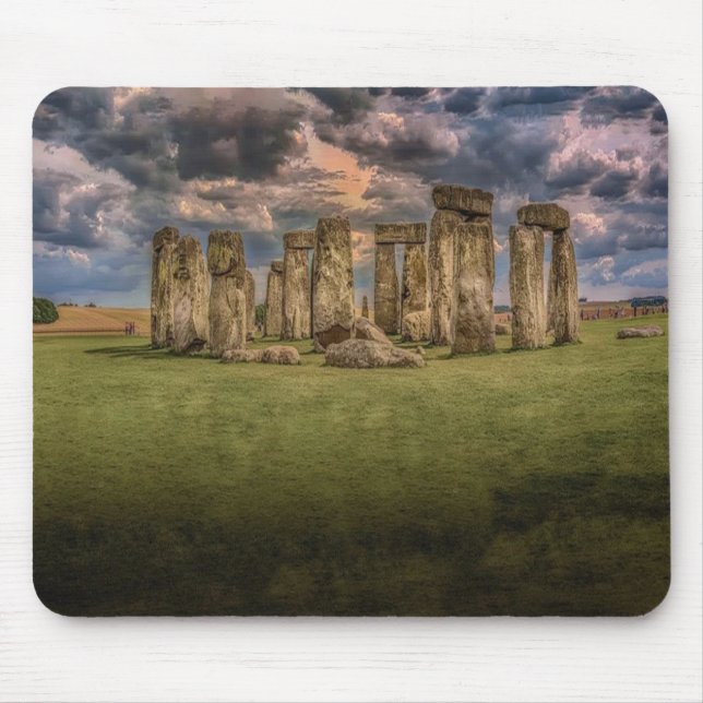 Prehistoric Stonehenge stones Mouse Pad (Front)