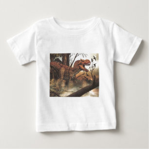 Prehistoric Tyrant: T-Rex Dinosaur Art Graphic T-S Baby T-Shirt