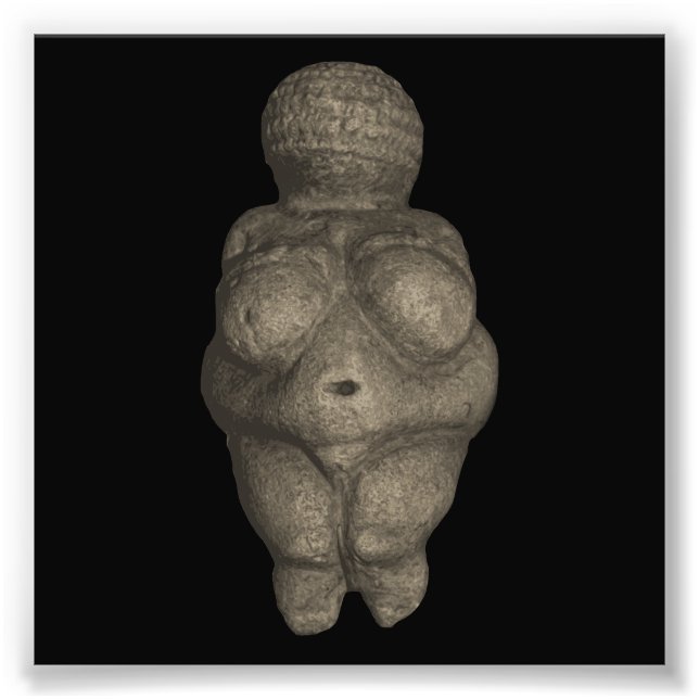 Prehistoric Venus Figurine Photo Print (Front)