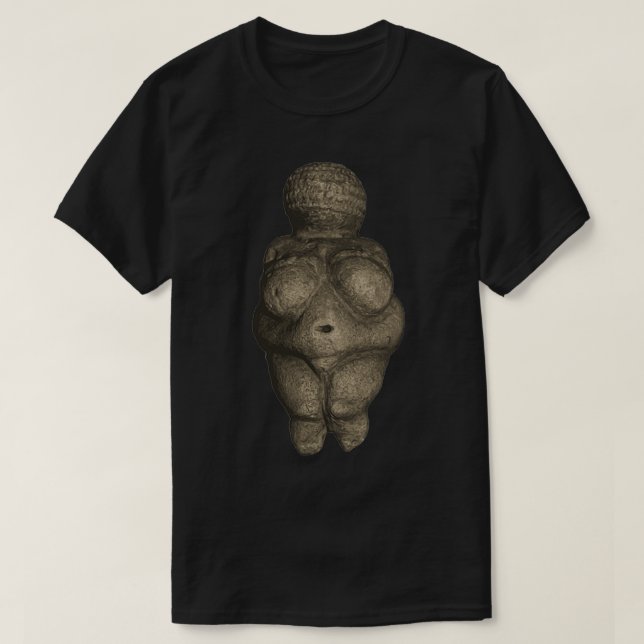 Prehistoric Venus Figurine T-Shirt (Design Front)