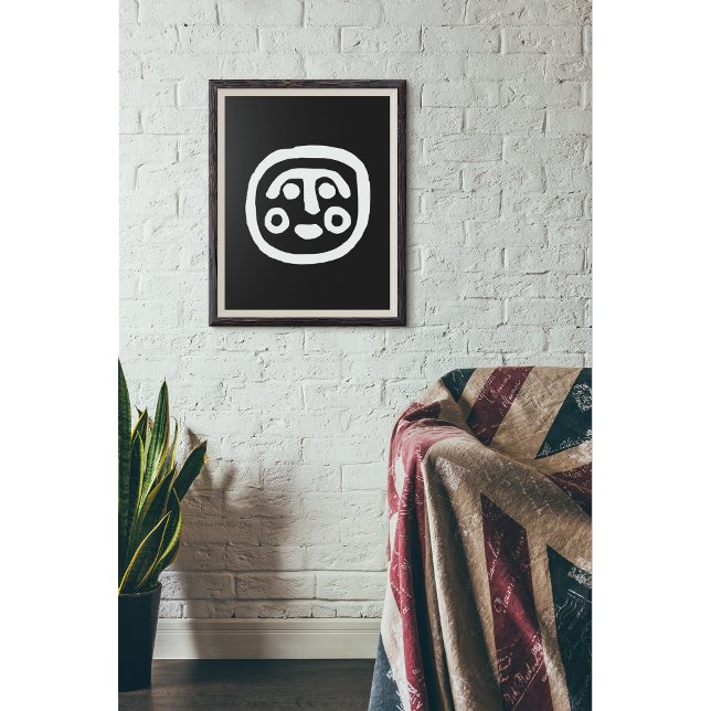 Prehistoric Warrior Face - Ancient Tribal Poster (Creator Uploaded)