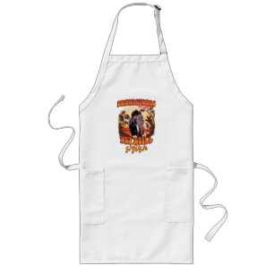 Prehistoric Yet Stylish Mammoth Retro Humour Long Apron