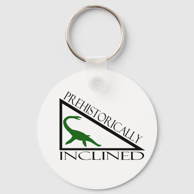 Prehistorically Inclined Key Ring (Front)