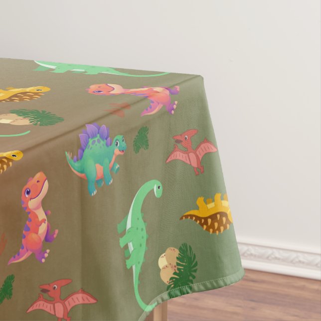 Prehistorisch Feestje – Dinosaurus Tafelkleed -  Tablecloth (In Situ)