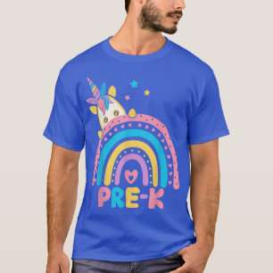 PreK Funny Rainbow Unicorn Back To School Gift T-Shirt